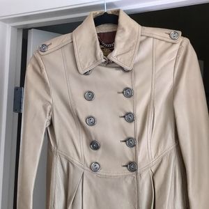 Burberry Prorsum Leather Trench Coat